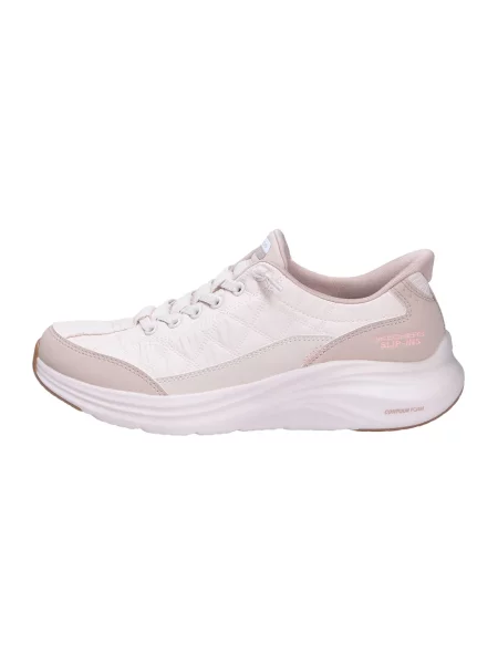 Sneakersy Skechers skórzane beżowe