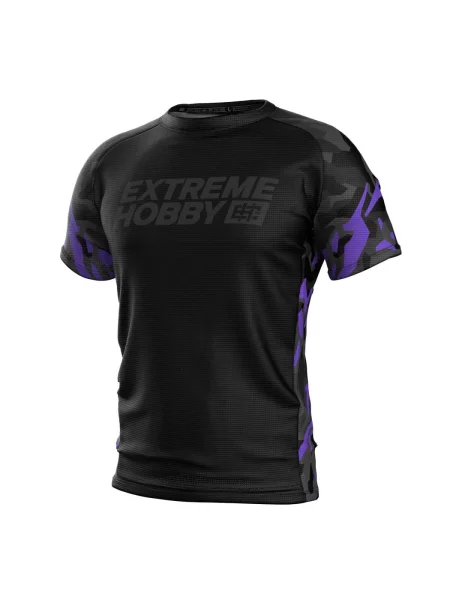 Koszulka Techniczna Sportowa EXTREME HOBBY BLACK PANTHER czarna