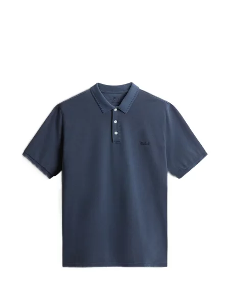Tricou polo Woolrich albastru