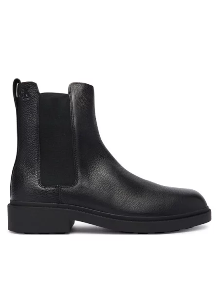 Calvin Klein Gležnjarji Chelsea Dress Lug Chelsea Boot Lth črna