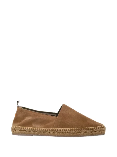 Espadrile Castaner din piele de căprioară maro