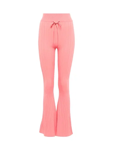 Pantaloni Live The Process cu talie înaltă roz