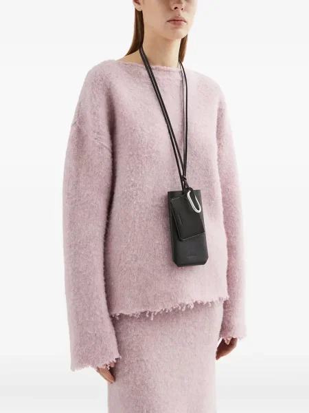 Pulover Jil Sander de lână roz