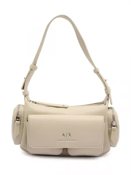 Armani Exchange Geantă pe umăr bej