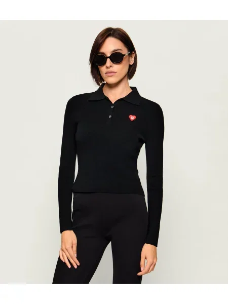 HUGO Pulover Sareplinny negru