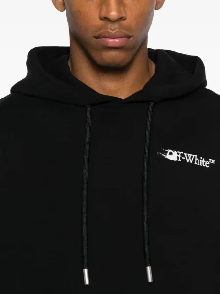 Hanorac cu glugă Off-white alb
