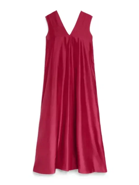 Rochie Momoni de mătase roșu
