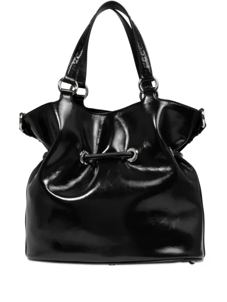 Geanta de piele Lancel din piele negru