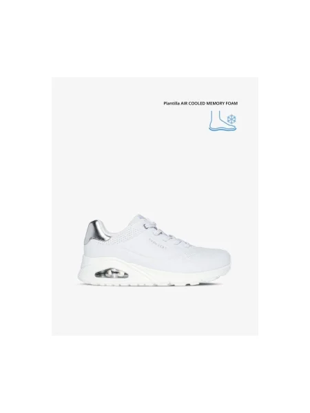 Félcipő Skechers fehér