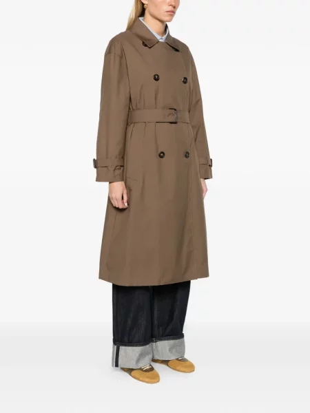 Trenčkot Max Mara hnedá