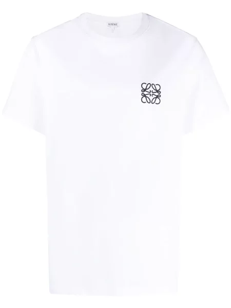 Tricou Loewe cu broderie alb