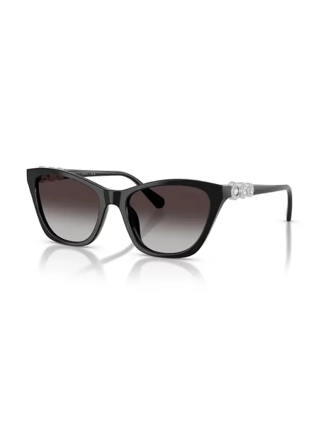 Swarovski ochelari de soare cat eye pentru femei UNA negru