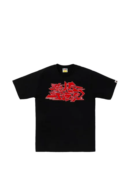 Tricou A Bathing Ape® cu autograf negru