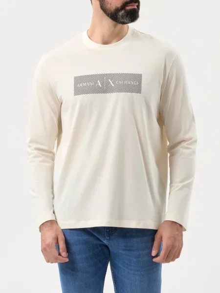 Лонгслів Armani Exchange білий