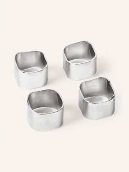 Westwing Collection Pierścienie Do Serwetek Cuff 4 Szt. silber