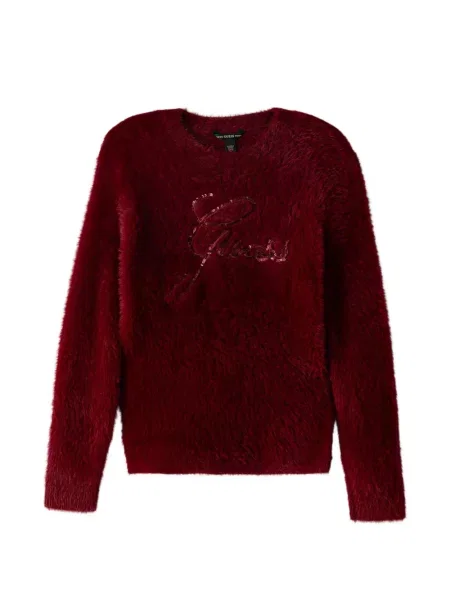 Sweter dziecięcy Guess czerwony