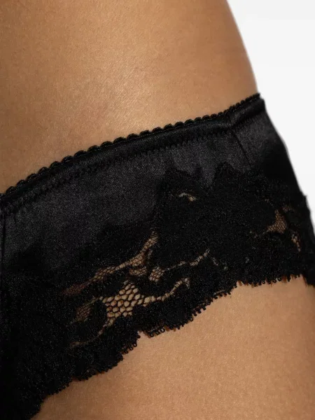 Chiloți briefs Dolce & Gabbana din dantelă negru