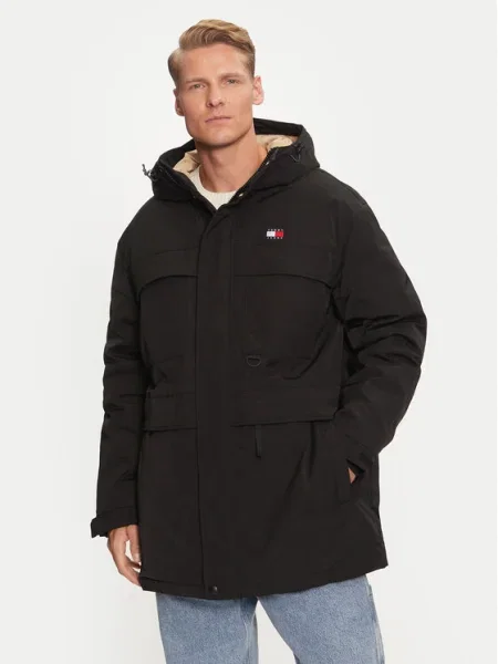 Tommy Jeans Geacă de iarnă negru