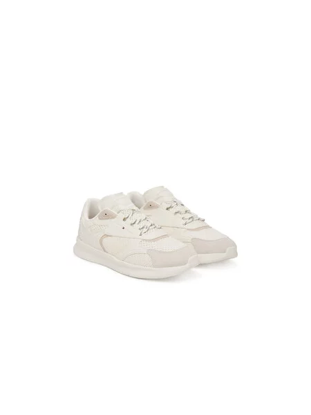 Tommy Hilfiger Sportcipők Lightweight Runner Monocolor Krém