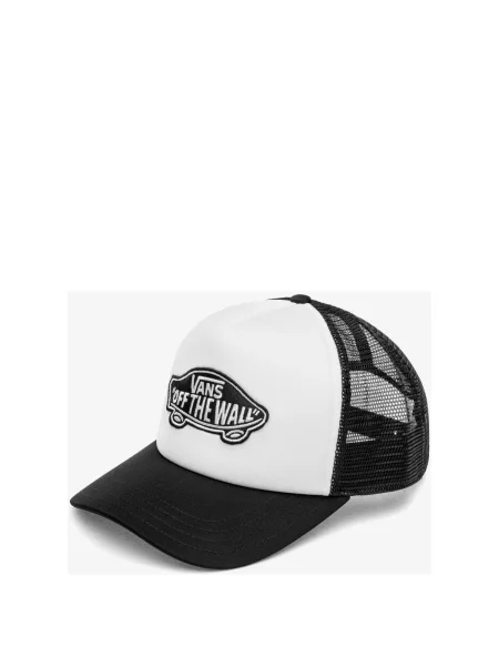 Pánska šiltovka Vans Classic Patch Curved Bill Trucker cap black/white čierna