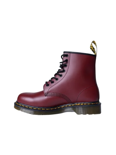 Botki Dr. Martens skórzane czerwone