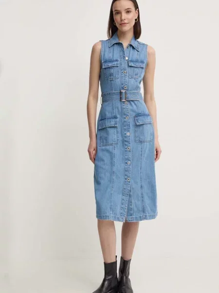 Джинсова сукня Pepe Jeans LIZ mini розкльошена