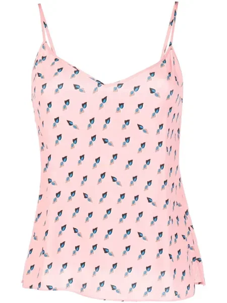 Top Dvf Diane Von Furstenberg cu imagine roz