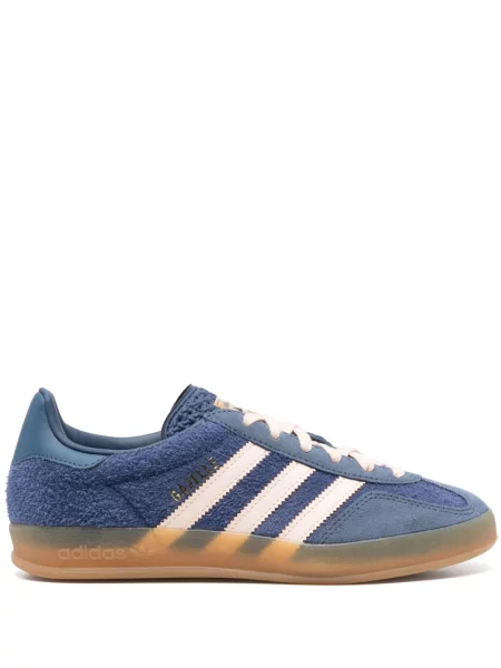Sneakerși Adidas Gazelle din jerseu de jumătate de fermoar negru