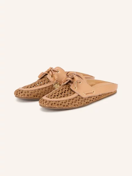 Ancient Greek Sandals Pantofle Naveta / světle hnědá