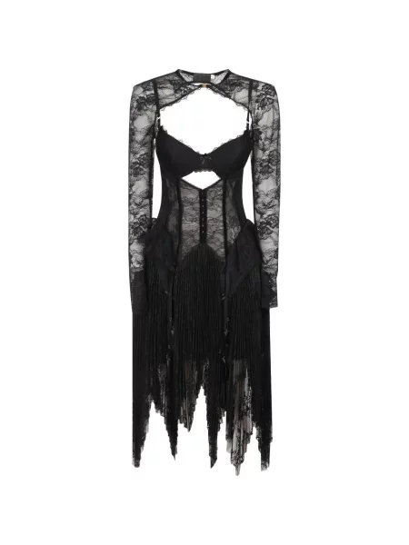 Rochie mini Zimmermann din dantelă negru