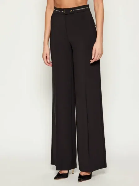 Elisabetta Franchi Pantaloni | Relaxed fit negru