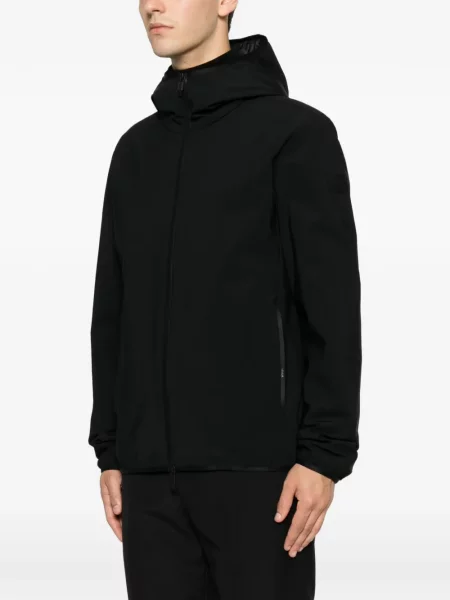 Geacă Moncler cu glugă negru