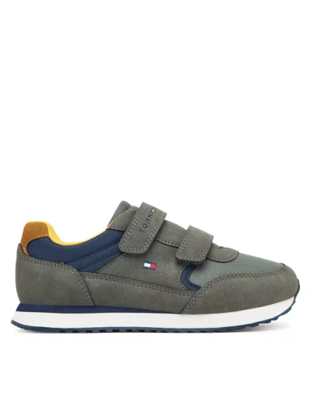 Tenisice Tommy Hilfiger Low Cut Velcro Sneaker S zelena