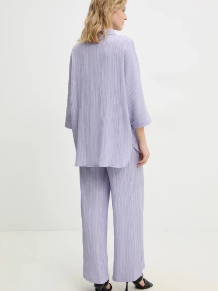 Брюки Answear Lab фиолетовые