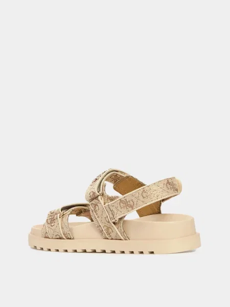 Босоножки Guess золотые