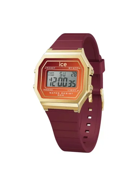 Lniany zegarek Ice Watch czerwony