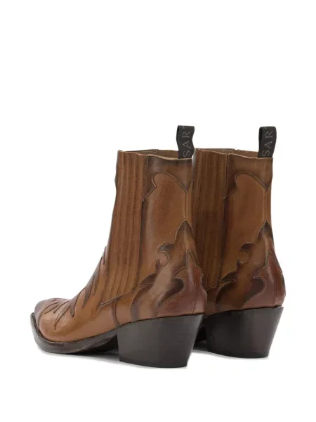 Botine Sartore din piele maro