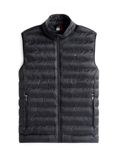 TOMMY HILFIGER Vesta červená / černá bílá