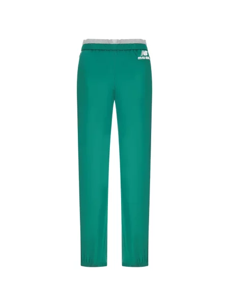 Trčanje hlače New Balance s printom zelena