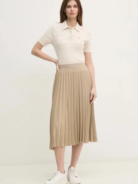 Tommy Hilfiger fustă bej