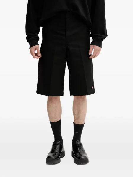 Pantaloni scurți Dickies din țesătură twill cu autograf negru