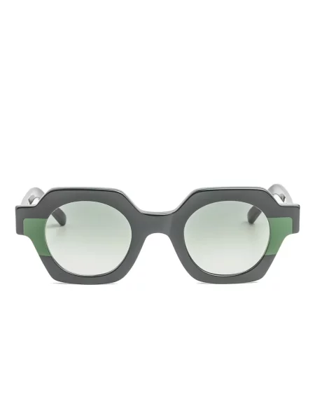 Ochelari de soare Kaleos cu imprimeu geometric verde