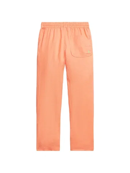 Spodnie dziecięce Polo Ralph Lauren pomarańczowe