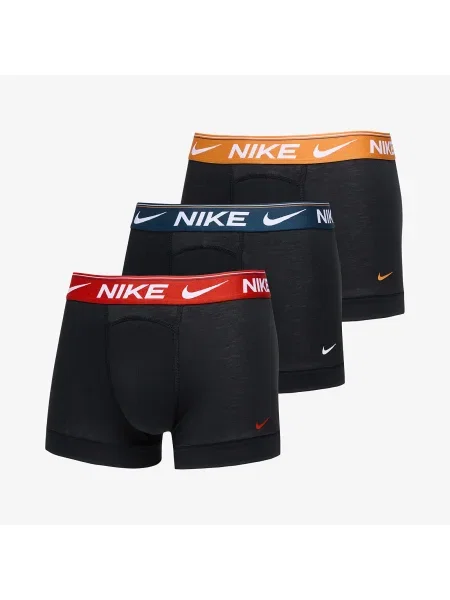 Pánske boxerky Nike Dri-FIT Ultra Comfort Trunk 3 páry black moon/dragon red/armory navy čierna