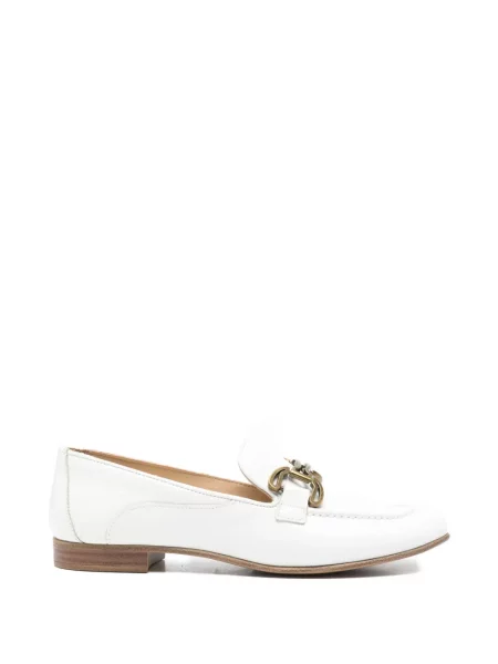 Pantofi loafer Sergio Moretti Firenze din piele alb