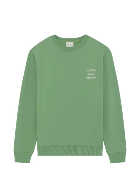 Slogan hanorac Drole De Monsieur verde