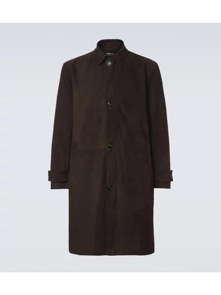 Palton Kiton din piele maro