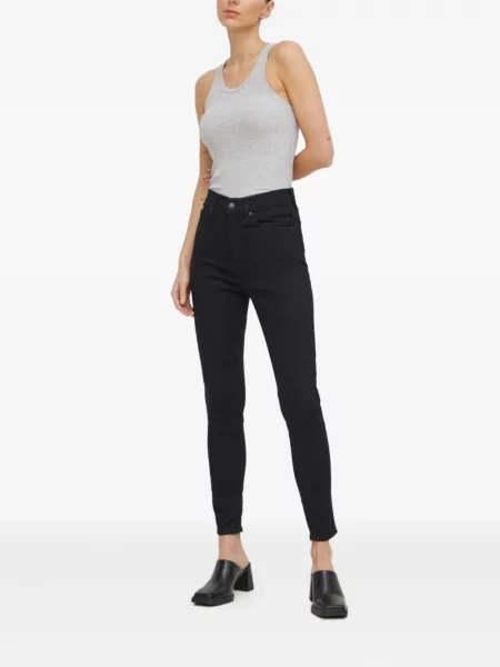 Retro lepršave traperice Levi's® lepršave s izlizanim efektom plava