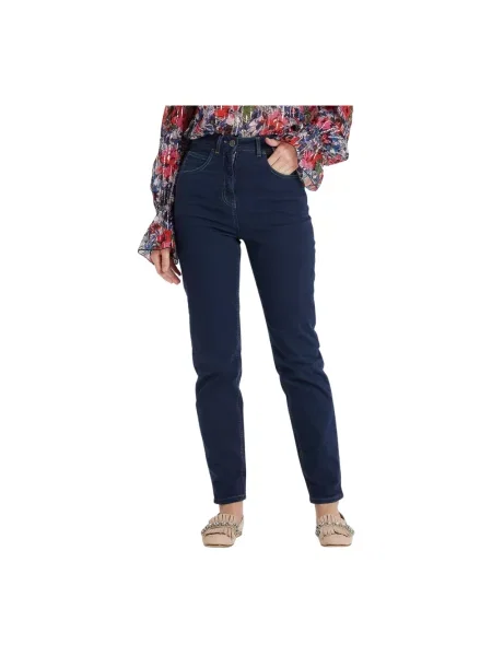 Haftowane jeansy M Missoni niebieskie