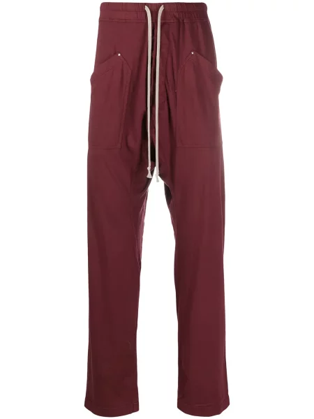 Pantaloni Rick Owens Drkshdw roșu